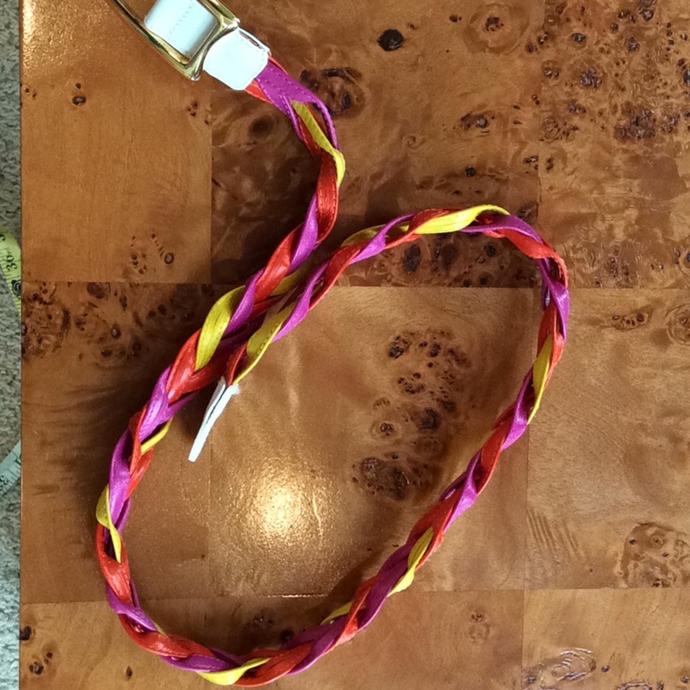 ESCADA multi color braided belt